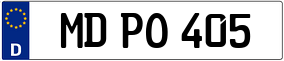 Truck License Plate